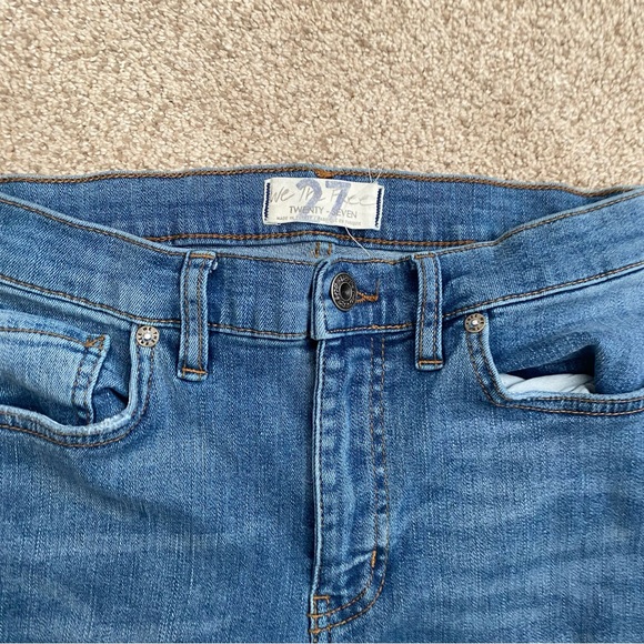 Like New Free People Fringe Ankle Jeans - Picture 5 of 8